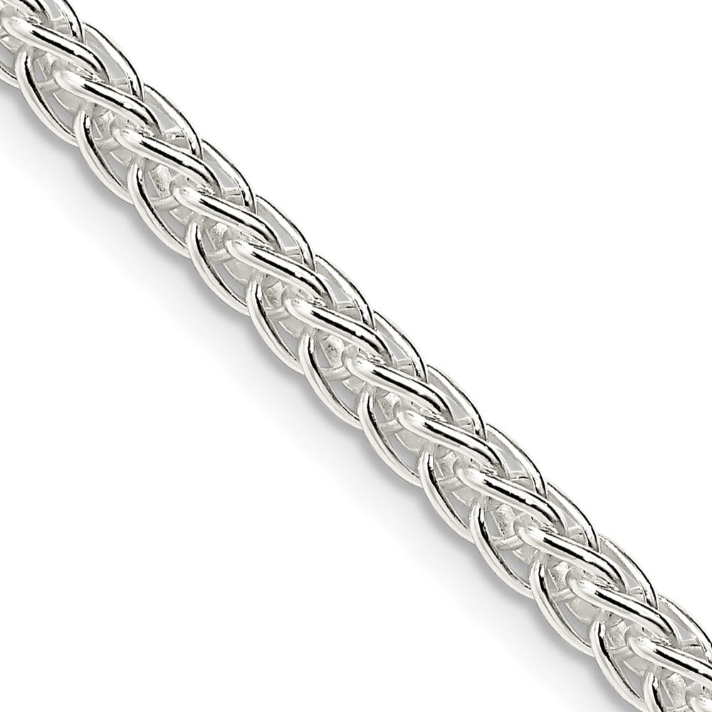 Sterling Silver 3mm Square Spiga Chain - 3