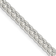 Sterling Silver 3mm Square Spiga Chain - 3