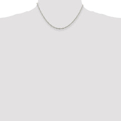 Sterling Silver 2.75mm Loose Rope Chain - 3