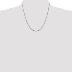 Sterling Silver 2.5mm Loose Rope Chain - 3