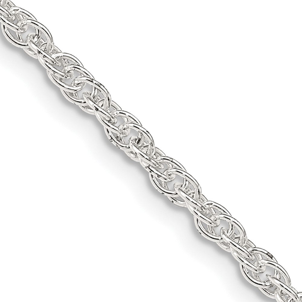 Sterling Silver 2.5mm Loose Rope Chain - 3