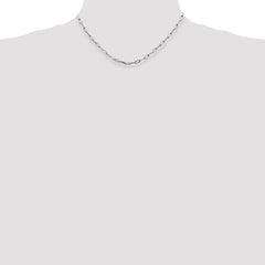 Sterling Silver 3.25mm Elongated Open Link Chain - 5
