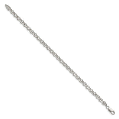 Sterling Silver 5mm Rolo Chain - 8