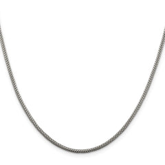Sterling Silver 2mm Corona Chain - 4