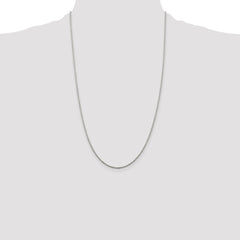 Sterling Silver 1.3mm Loose Rope Chain - 7