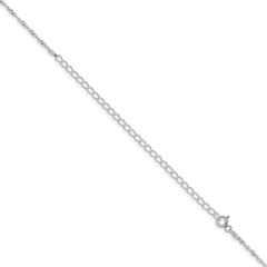 Sterling Silver 1.4mm Singapore Chain w/4in ext.