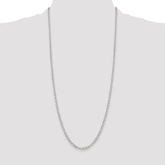 Sterling Silver 3.5mm Rolo Chain - 9