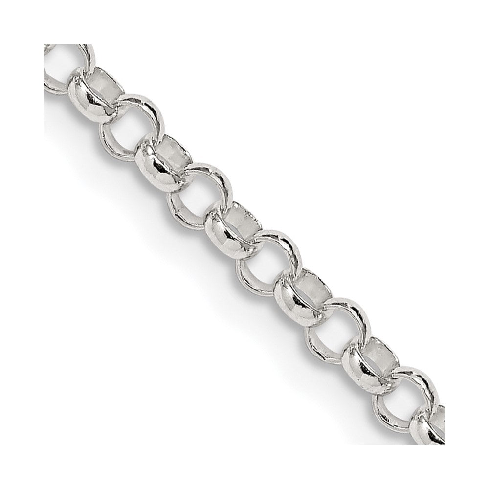 Sterling Silver 3.5mm Rolo Chain - 10