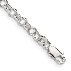 Sterling Silver 4mm Rolo Chain - 10