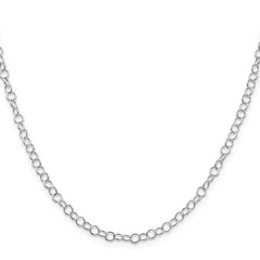 Sterling Silver 3.5mm Fancy Cable Chain - 5