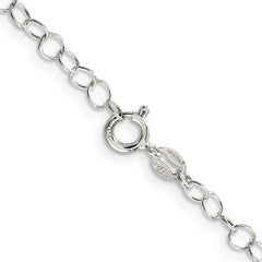 Sterling Silver 3.5mm Fancy Cable Chain - 5