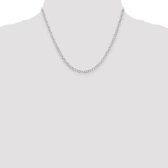Sterling Silver 3.5mm Fancy Cable Chain - 4