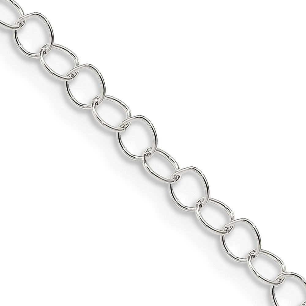 Sterling Silver 3.5mm Fancy Cable Chain - 5