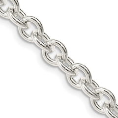Sterling Silver 6.1mm Cable Chain - 5