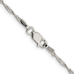 Sterling Silver 1.75mm Singapore Chain - 3