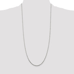 Sterling Silver 1.75mm Singapore Chain - 4