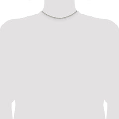 Sterling Silver 2mm Singapore Chain - 5