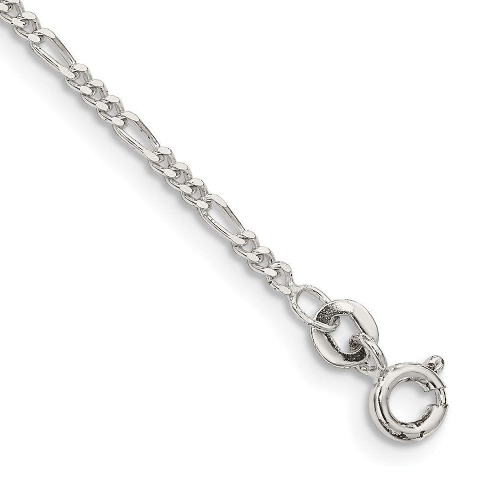 Sterling Silver 1.75mm Figaro Chain - 9