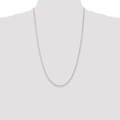 Sterling Silver 2.25mm Figaro Chain - 10