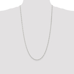 Sterling Silver 2.25mm Figaro Chain - 11
