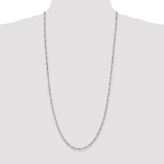 Sterling Silver 2.85mm Figaro Chain - 2