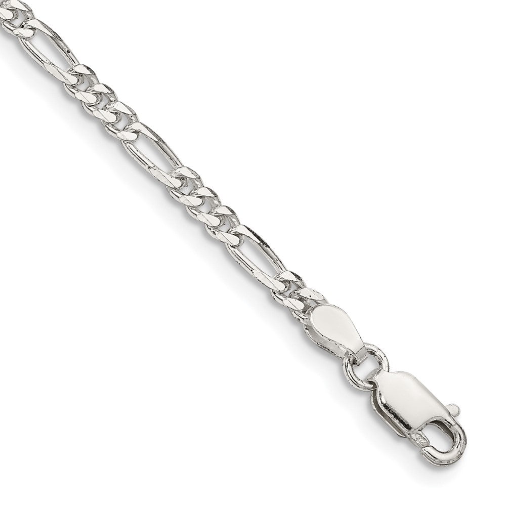 Sterling Silver 2.85mm Figaro Chain - 5