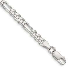 Sterling Silver 5.5mm Figaro Chain - 10