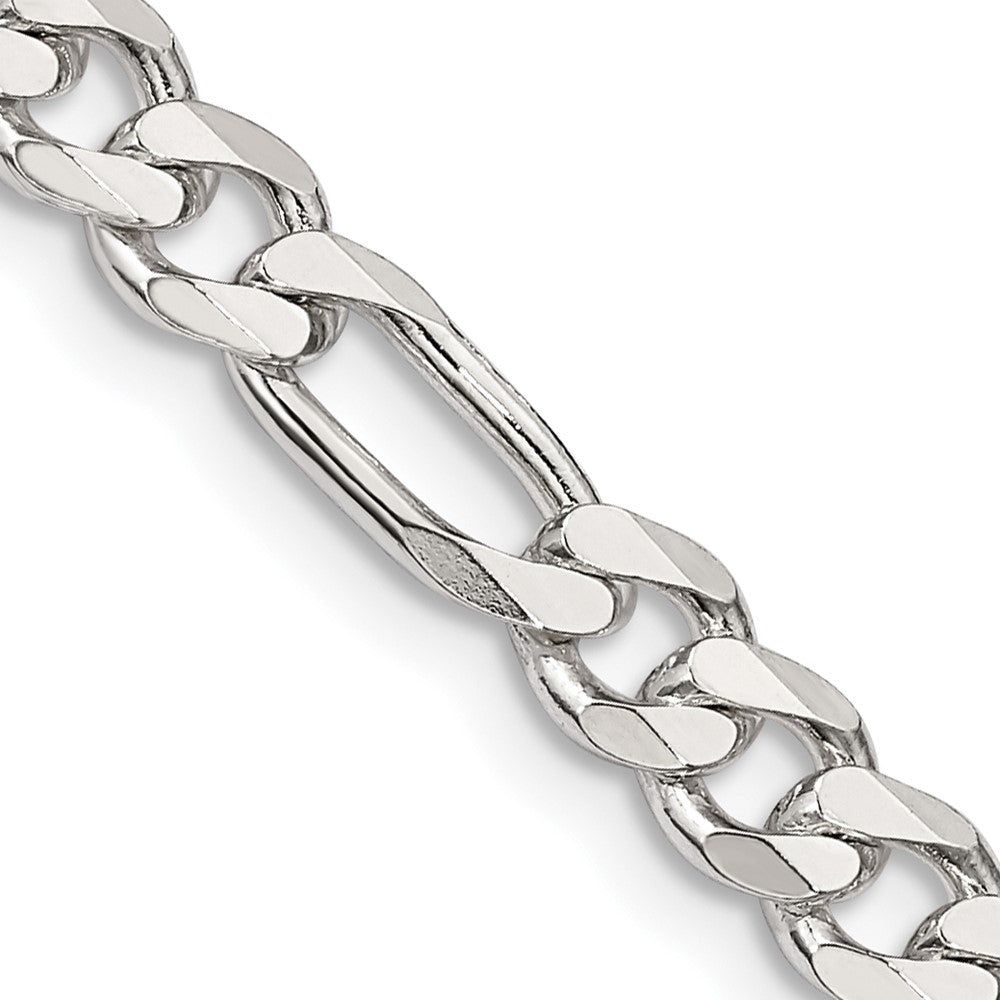 Sterling Silver 5.5mm Figaro Chain - 13