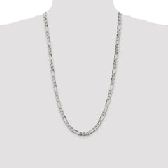 Sterling Silver 6.75mm Figaro Chain - 2