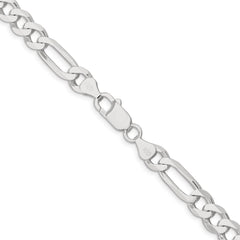 Sterling Silver 7.5mm Figaro Chain - 12