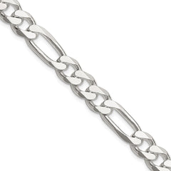Sterling Silver 8mm Figaro Chain - 2