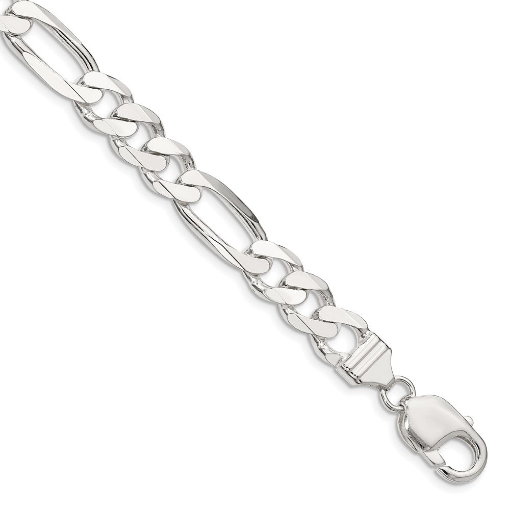 Sterling Silver 9mm Figaro Chain - 5