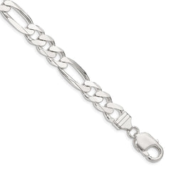 Sterling Silver 9mm Figaro Chain - 5