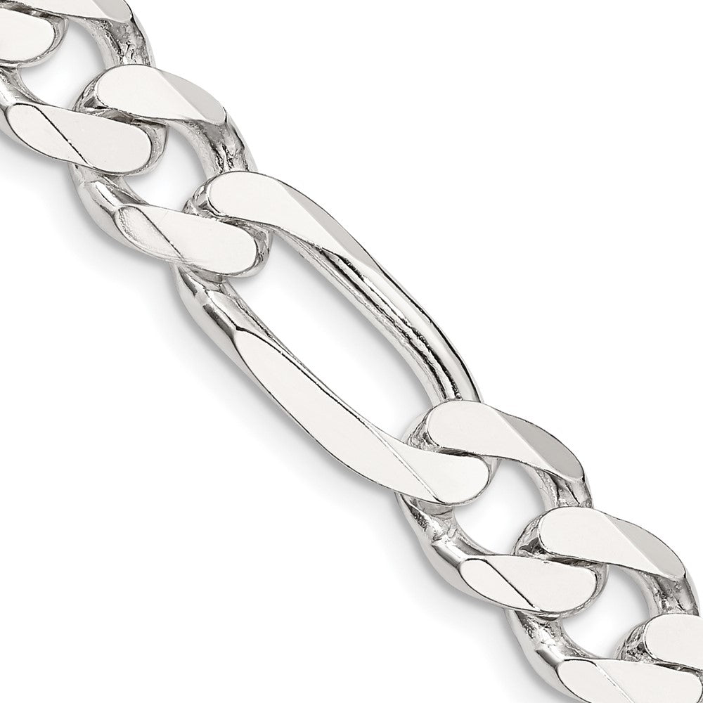 Sterling Silver 9mm Figaro Chain - 4
