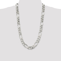 Sterling Silver 15mm Figaro Chain - 2