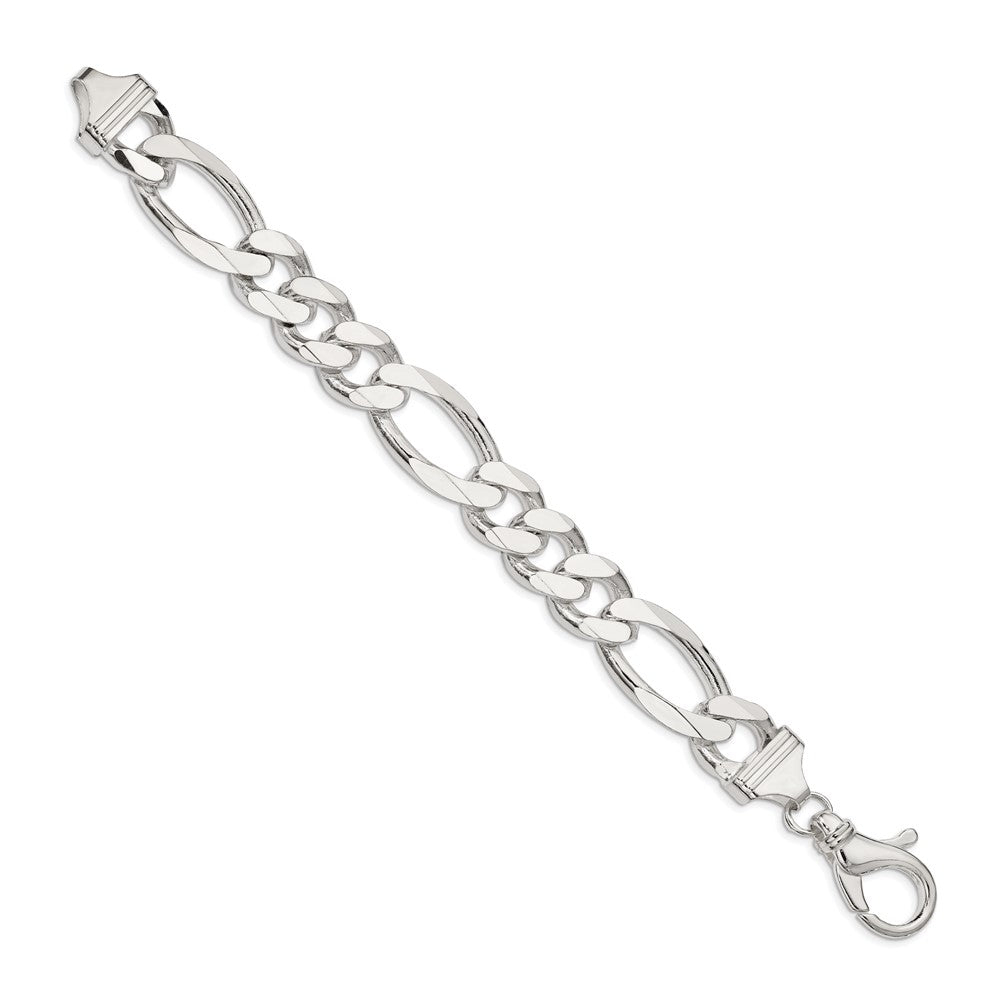 Sterling Silver 15mm Figaro Chain - 8