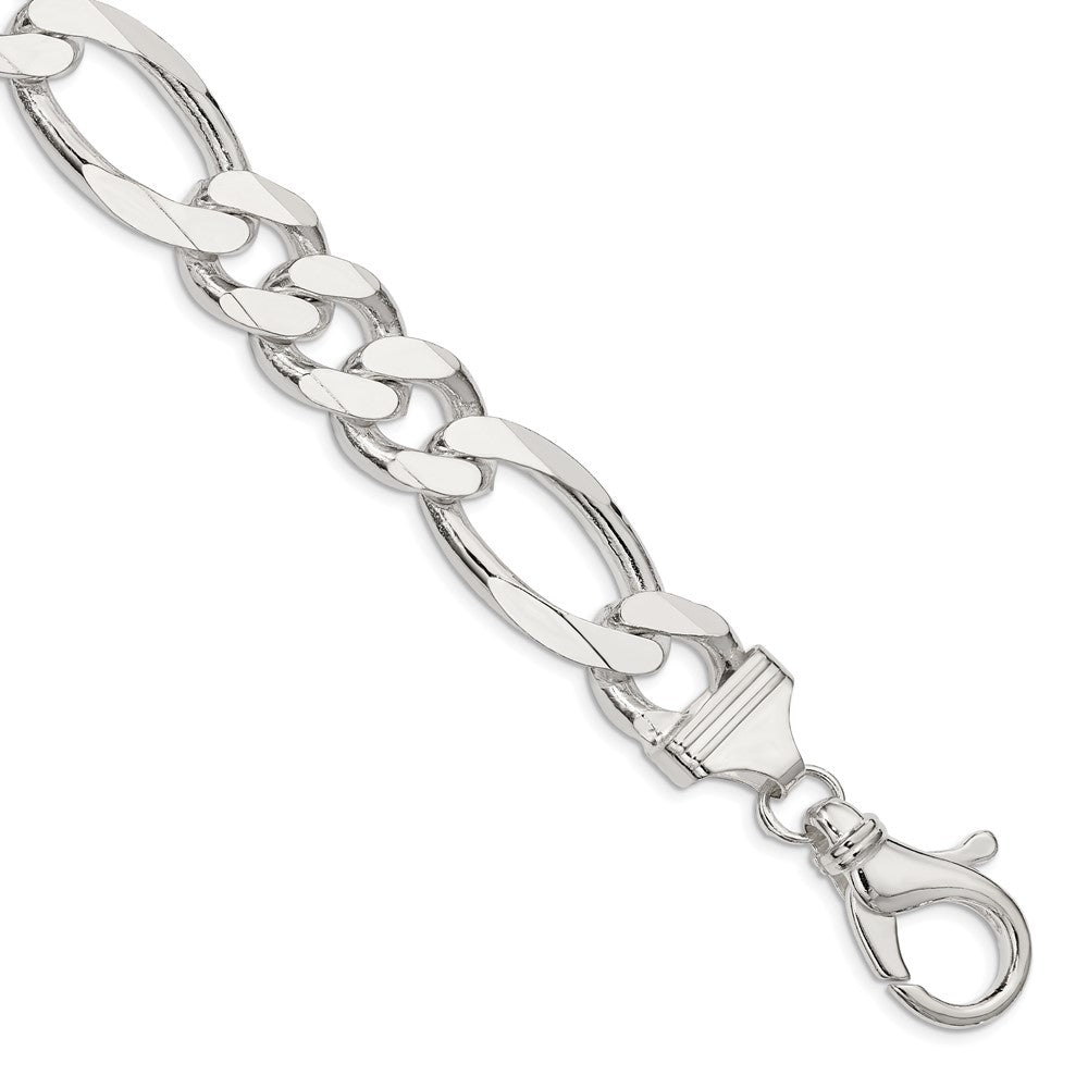 Sterling Silver 15mm Figaro Chain - 3