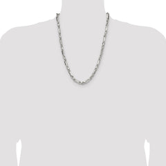 Sterling Silver 6mm D/C Figarope Chain - 5