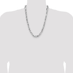 Sterling Silver 7mm D/C Figarope Chain