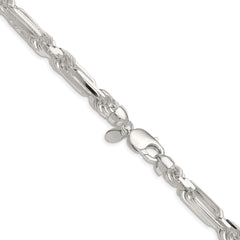 Sterling Silver 8mm D/C Figarope Chain