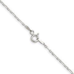 Sterling Silver D/C 1.75mm 3 Short Plus 1 Long Cable Link Chain - 3
