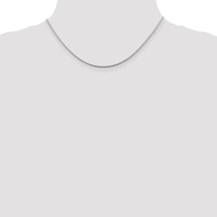 Sterling Silver 1.45mm Diamond-cut Round Franco Chain