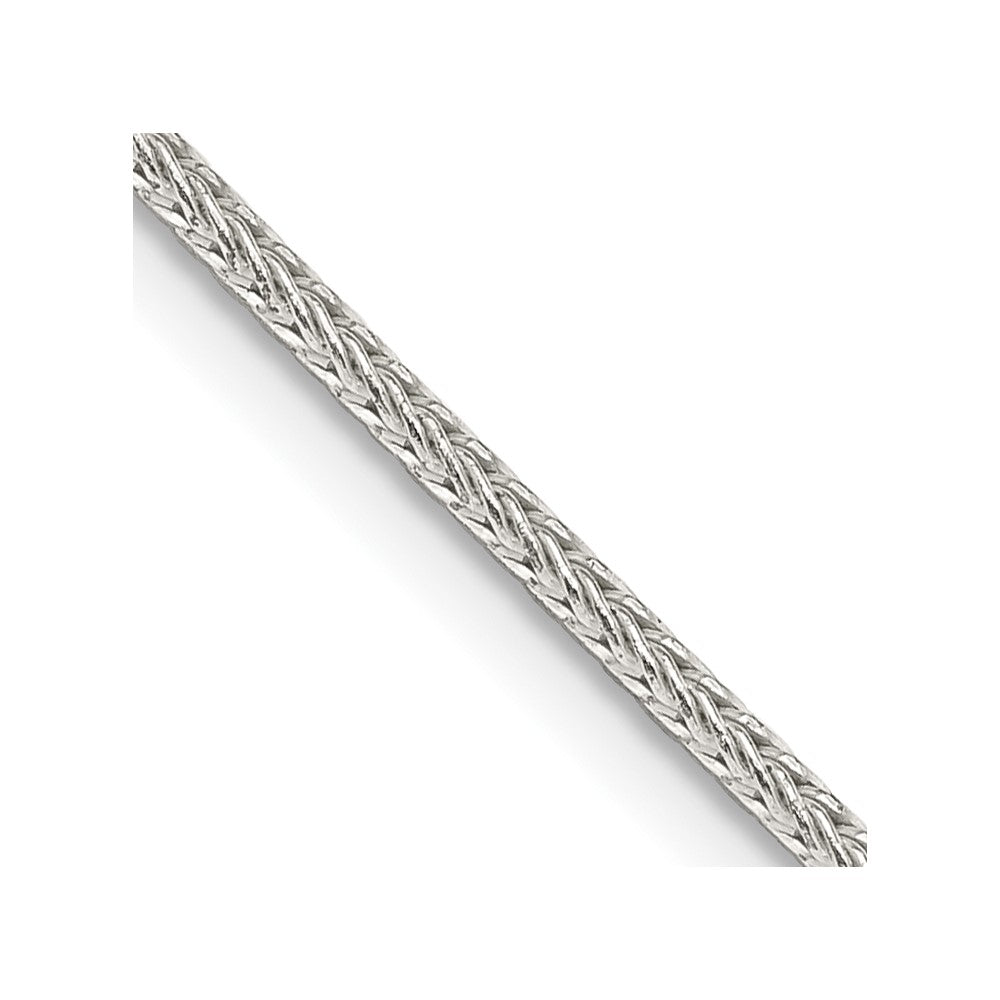 Sterling Silver 1.45mm Diamond-cut Round Franco Chain - 9