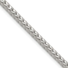 Sterling Silver 3.4mm Diamond-cut Round Franco Chain - 4