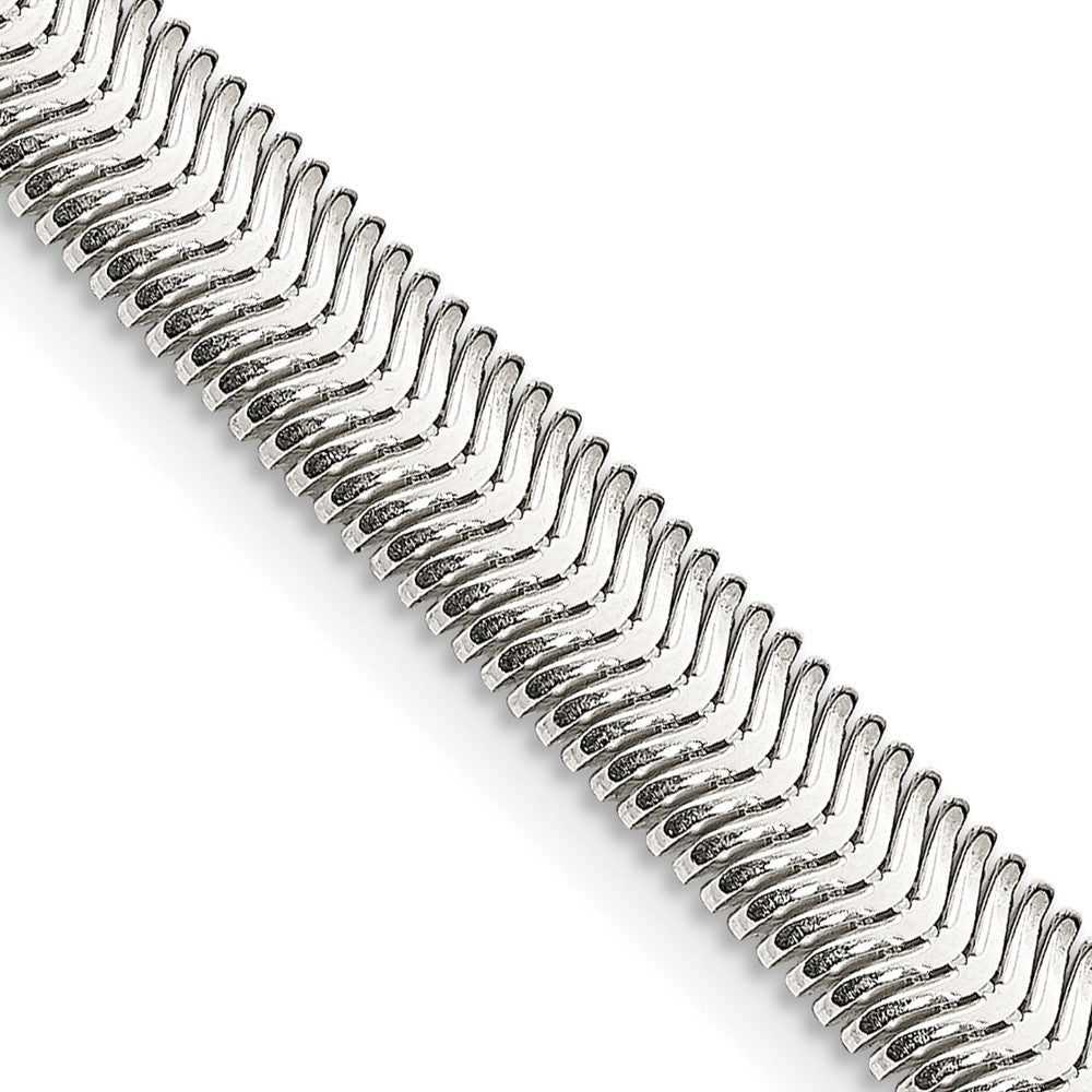 Sterling Silver 6.25mm Flat Oval Snake Chain - 3