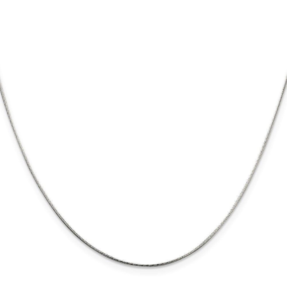 Sterling Silver .85mm Diamond-cut Snake Chain - 2
