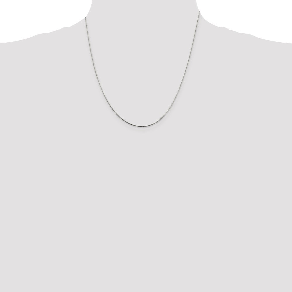 Sterling Silver .85mm Diamond-cut Snake Chain - 2