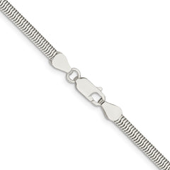 Sterling Silver 3.5mm 6-sided Oval Snake Chain - 4