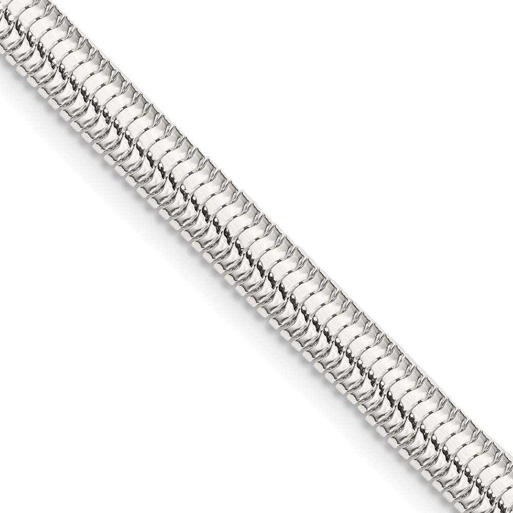 Sterling Silver 5mm 6-sided Oval Snake Chain - 3
