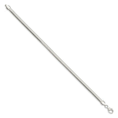 Sterling Silver 4.2mm Flat Oval Snake Chain - 6